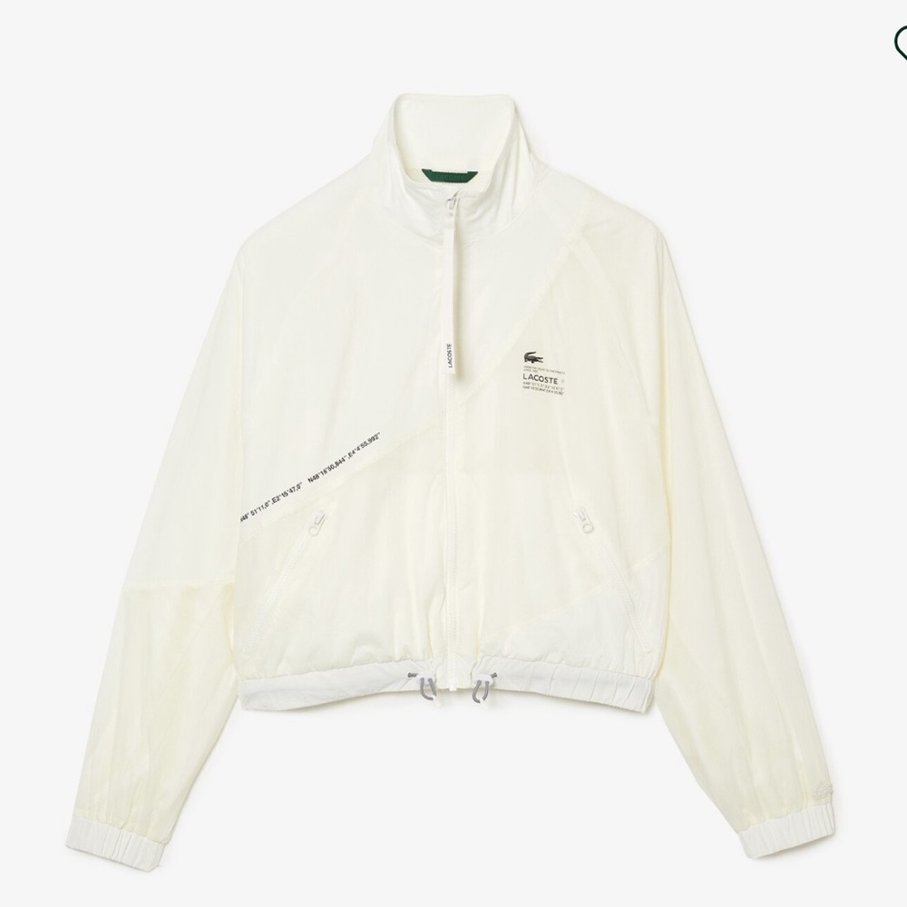 Lacoste Mesh Nylon Jacket (Size 40 Women's)
